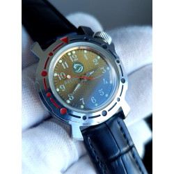 Vintage Vostok Kadet Amphibia 1980s USSR Mechanical Watch Cal. 2409A Dolphin Vintage Vostok Kadet Amphibia 1980s USSR Mechanical Watch Cal. 2409A Dolphin