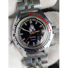 Soviet Vostok Amphibia Automatic Diver, Horse Dial Caliber 2416Б 1980s USSR 
