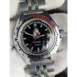 Soviet Vostok Amphibia Automatic Diver, Horse Dial Caliber 2416Б 1980s USSR 