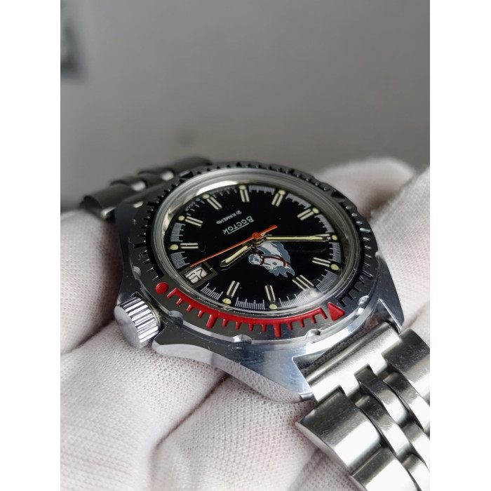 Vostok Amphibia Automatic — Soviet Dive Watch with Horse Head Dial, Caliber 2416Б, Late 1980s
