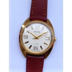 Original Vostok 2409A Soviet Wristwatch with Gold Plated Case, 1970s Original Vostok 2409A Soviet Wristwatch with Gold Plated Case, 1970s