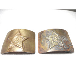 Soviet original Russian buckles from soldier's belts armed forces Soviet Union Soviet original Russian buckles from soldier's belts armed forces Soviet Union