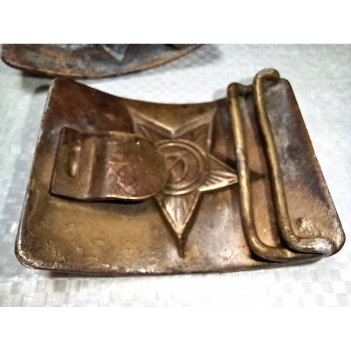 Soviet original Russian buckles from soldier's belts  armed forces  Soviet Union