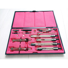 Russian Vintage Case of Drawing Instruments NCH-14-t-02 Production USSR 1991