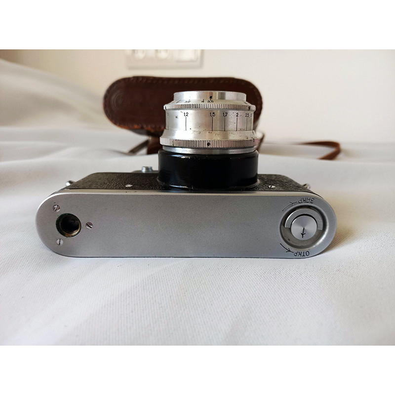 Zenit-S Small Format Single Lens Reflex Camera With Industar 50 Lens and Leather Case Vintage SLR camera Made in USSR Zenit-S Small Format Single Lens Reflex Camera With Industar 50 Lens and Leather Case Vintage SLR camera Made in USSR