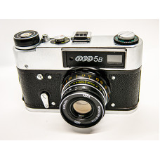 SOVIET film CAMERA FED 5v with industar 61 l / d lens