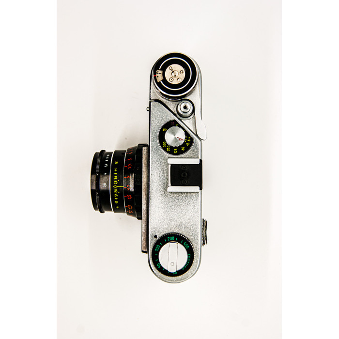SOVIET film CAMERA FED 5v with industar 61 l / d lens