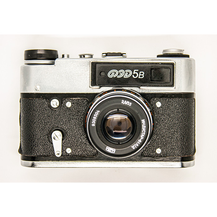 SOVIET film CAMERA FED 5v with industar 61 l / d lens