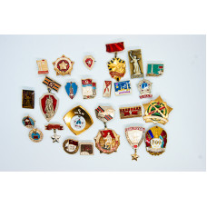 Set of SOVIET PINS May 1 May 9 Hero Cities Victory Day 24 PCS
