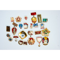 Set of SOVIET PINS May 1 May 9 Hero Cities Victory Day 24 PCS