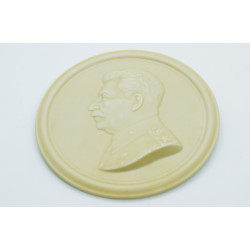 Plaque with the image of JOSEPH STALIN Memory of the SOVIET era