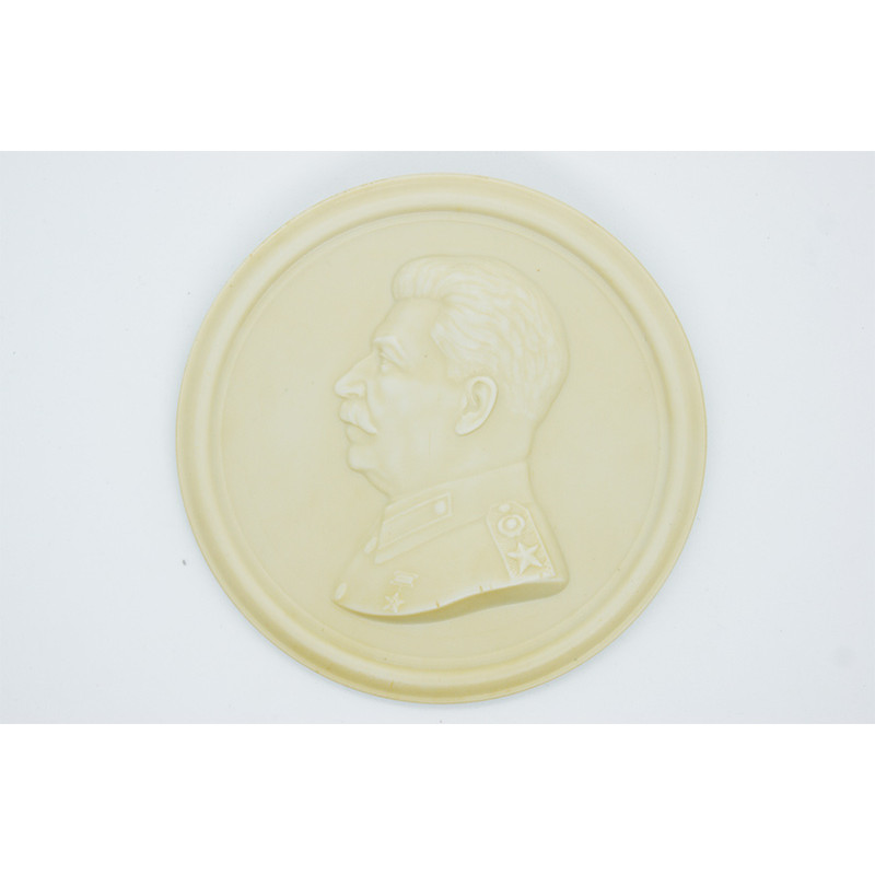 Plaque with the image of JOSEPH STALIN Memory of the SOVIET era Plaque with the image of JOSEPH STALIN Memory of the SOVIET era