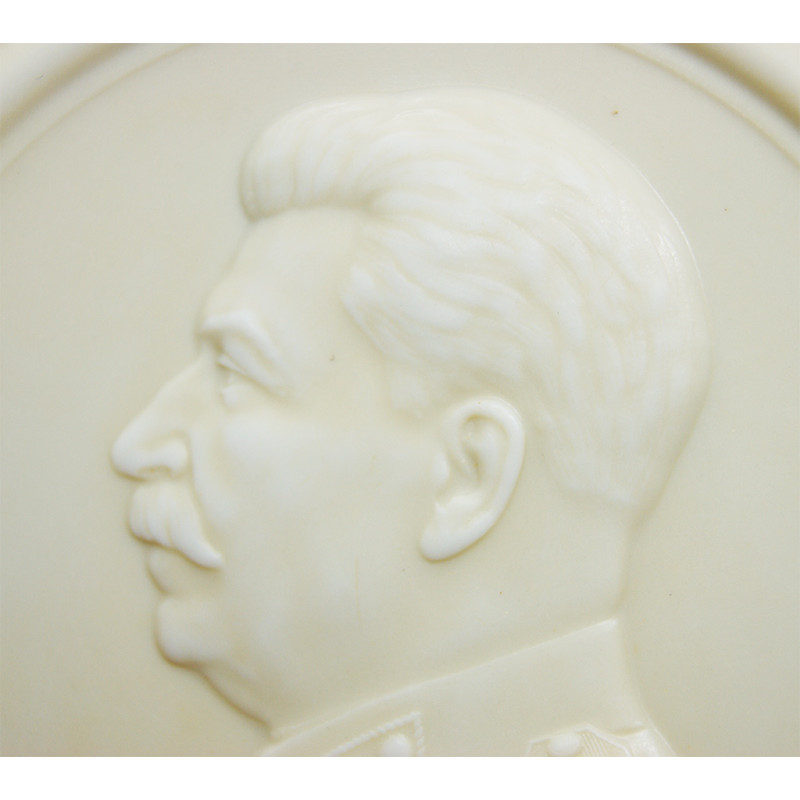 Plaque with the image of JOSEPH STALIN Memory of the SOVIET era Plaque with the image of JOSEPH STALIN Memory of the SOVIET era
