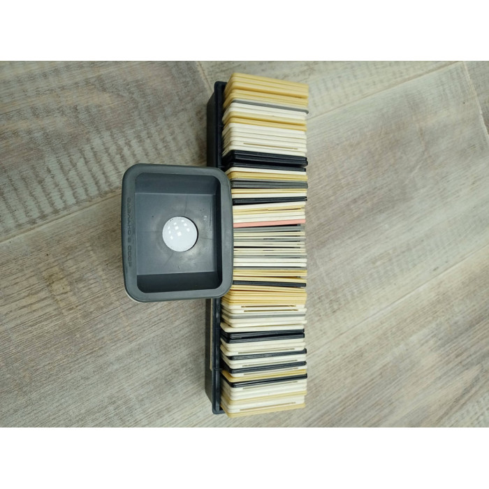 SOVIET russian portable SLIDE VIEWER +72 slides with Russian literary figures Poets and other prominent historical figures of Russia