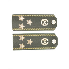 Shoulder straps of the Ukrainian officer. Colonel's epaulets of the Ukrainian army Shoulder boards Colonel Artillery Armed Forces Ukraine