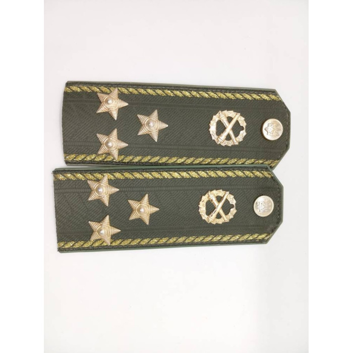 Shoulder straps of the Ukrainian officer. Colonel's epaulets of the Ukrainian army Shoulder boards Colonel Artillery Armed Forces Ukraine