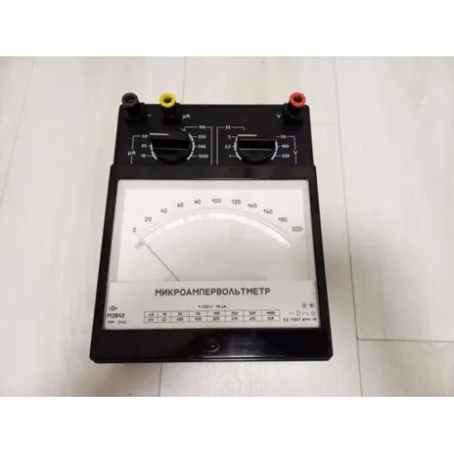 Micro Ammeter Voltmeter M2042. Rare Soviet Measuring Device Micro Ammeter Voltmeter M2042. Rare Soviet Measuring Device