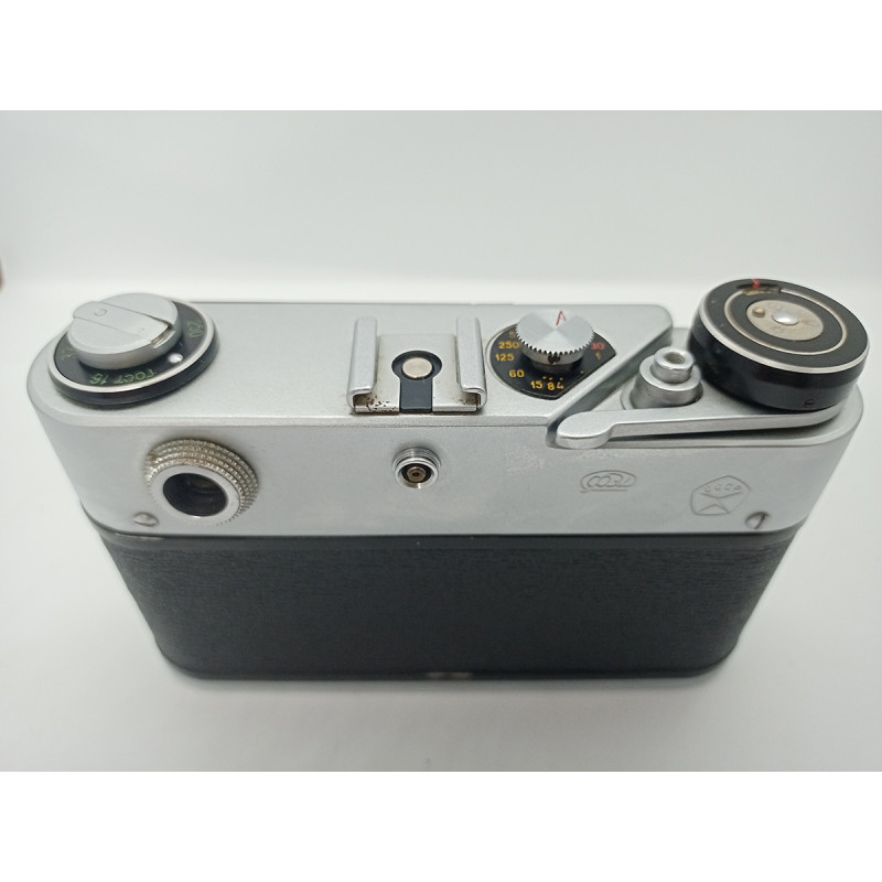 Russian SOVIET CAMERA FED 5v Rangefinder camera 80s with lens Industar-61 L / D 2.8 / 55 Russian SOVIET CAMERA FED 5v Rangefinder camera 80s with lens Industar-61 L / D 2.8 / 55