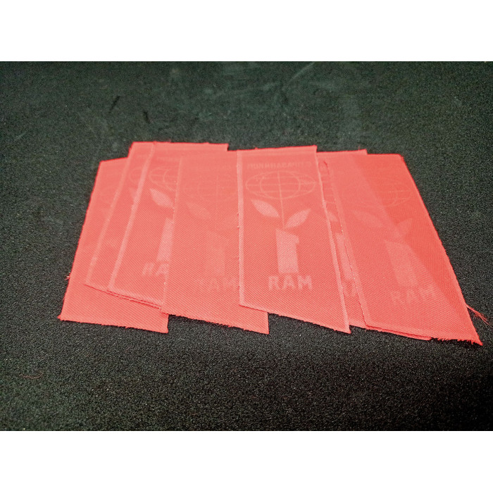 Vintage Soviet Russian ceremonial red ribbons on May 1 May 1 holiday in the USSR Set of 7 pieces