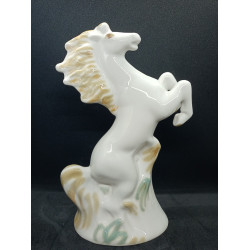 Soviet porcelain figurine of a horse, works of art, Soviet porcelain art, horse on hind legs figurine, horse riding, Russian folklore Soviet porcelain figurine of a horse, works of art, Soviet porcelain art, horse on hind legs figurine, horse riding, Russian folklore
