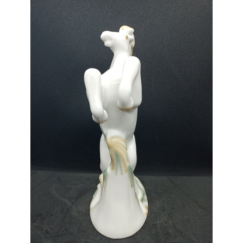 Soviet porcelain figurine of a horse, works of art, Soviet porcelain art, horse on hind legs figurine, horse riding, Russian folklore Soviet porcelain figurine of a horse, works of art, Soviet porcelain art, horse on hind legs figurine, horse riding, Russian folklore