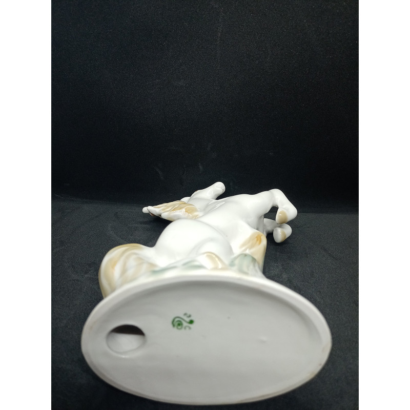 Soviet porcelain figurine of a horse, works of art, Soviet porcelain art, horse on hind legs figurine, horse riding, Russian folklore Soviet porcelain figurine of a horse, works of art, Soviet porcelain art, horse on hind legs figurine, horse riding, Russian folklore