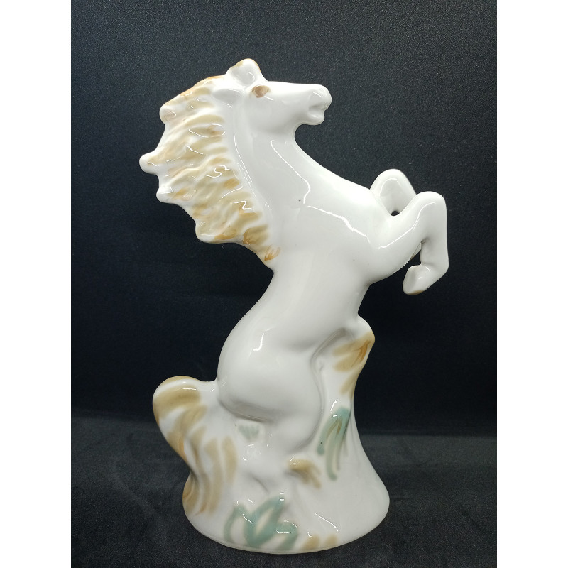 Soviet porcelain figurine of a horse, works of art, Soviet porcelain art, horse on hind legs figurine, horse riding, Russian folklore Soviet porcelain figurine of a horse, works of art, Soviet porcelain art, horse on hind legs figurine, horse riding, Russian folklore