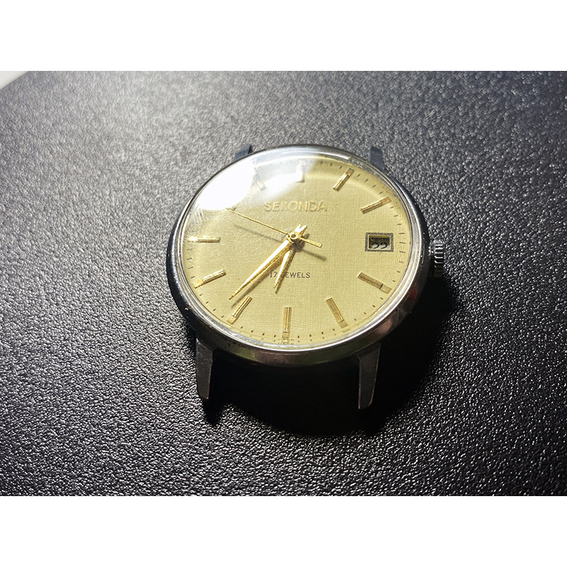 Seconda Wristwatch 17 Jewels Soviet Rare Mechanical Watch USSR Timepiece Russian Men's Watch Seconda Wristwatch 17 Jewels Soviet Rare Mechanical Watch USSR Timepiece Russian Men's Watch