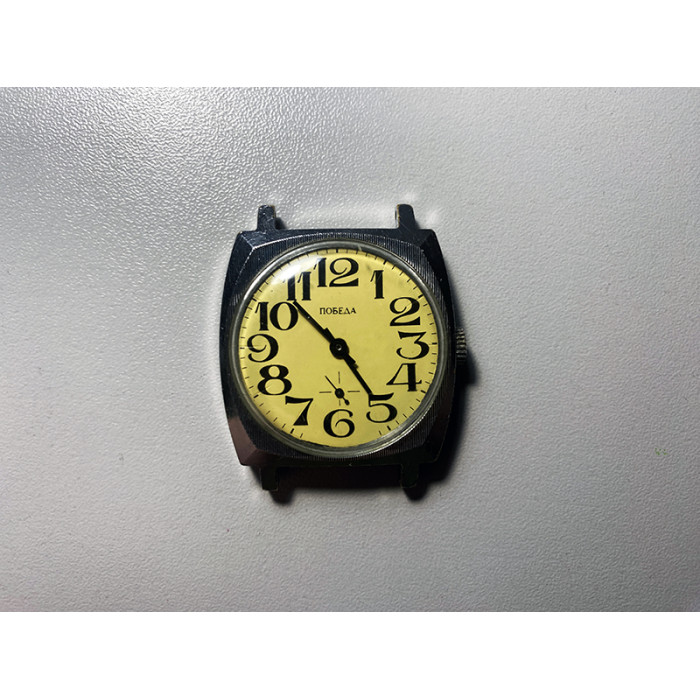 Wristwatch Pobeda Vintage Watch Very Rare Wristwatch 15 Jewels Timepiece 2602 Movement