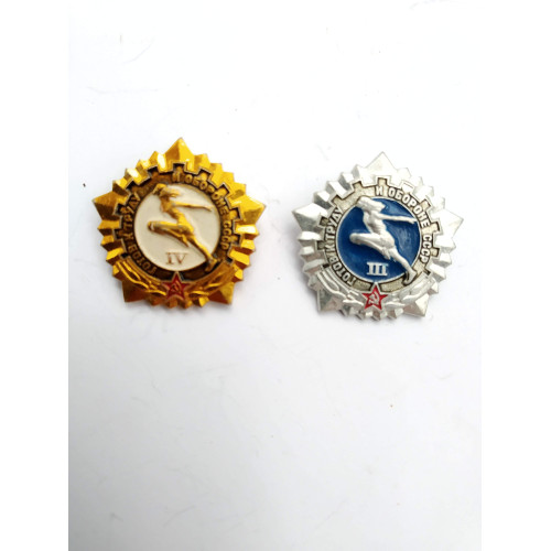 SOVIET badge Ready for work and defense 100% Original pins MADE IN USSR SOVIET badge Ready for work and defense 100% Original pins MADE IN USSR