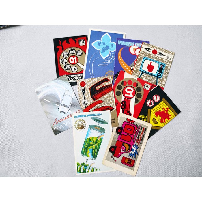 Soviet Pocket Calendars 300 pcs Lot