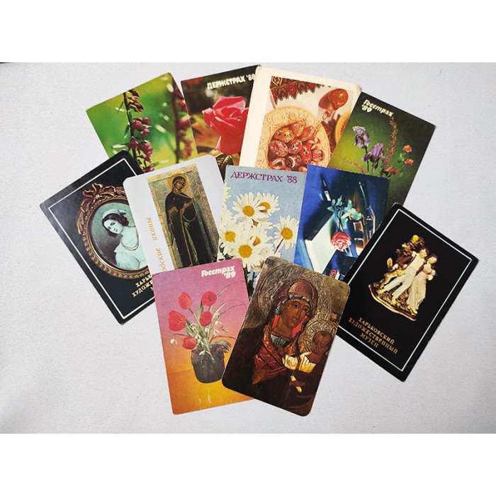 Soviet Pocket Calendars 300 pcs Lot