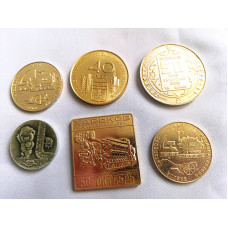 Set of Soviet Desktop Anniversary Medals