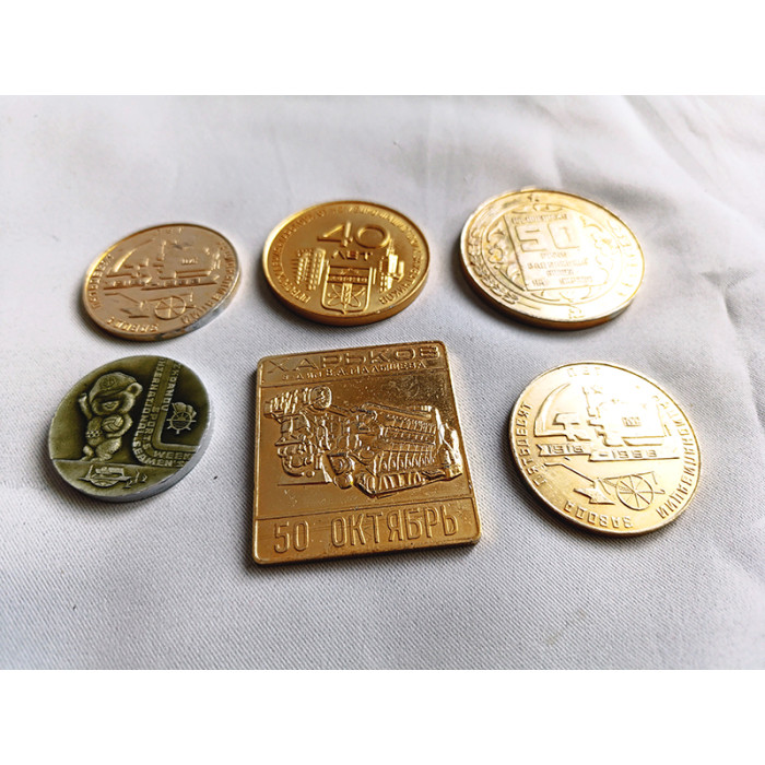 Set of Soviet Desktop Anniversary Medals