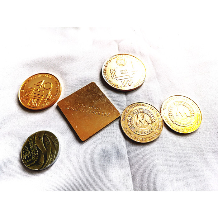 Set of Soviet Desktop Anniversary Medals