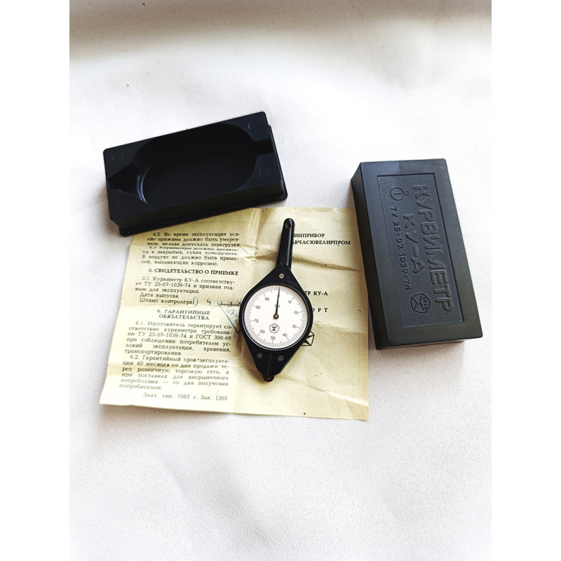 Curvimeter KU-A Soviet Measuring Device for Measuring the Lengths of Curves and Winding Lines Curvimeter KU-A Soviet Measuring Device for Measuring the Lengths of Curves and Winding Lines