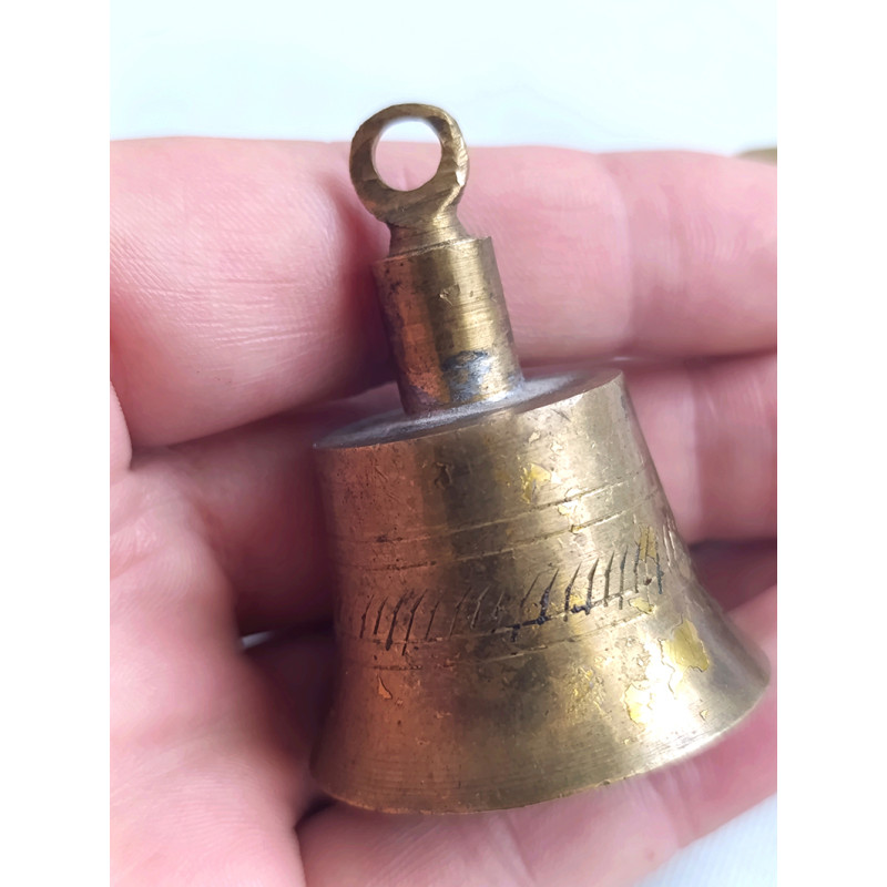 Set of Antique Vintage Metal Bells 4 pcs. Set of Antique Vintage Metal Bells 4 pcs.