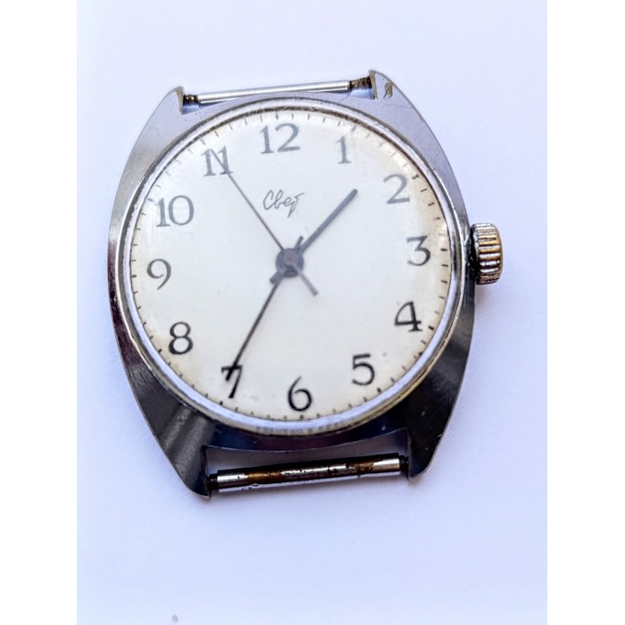 Vintage Soviet Watch Svet 2609.HA Mechanical Wrist Watch 19 Jewels Working Order 1970s Made in USSR
