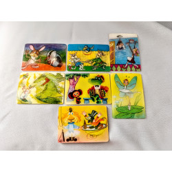 Soviet Pocket Stereo Calendars Rainbow Iridescent Calendars Made in USSR 1980s