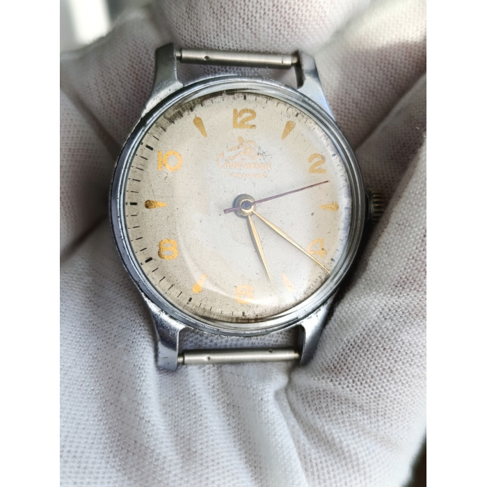 Rare Soviet Era Sports Watch - Authentic Collectible Timepiece from USSR