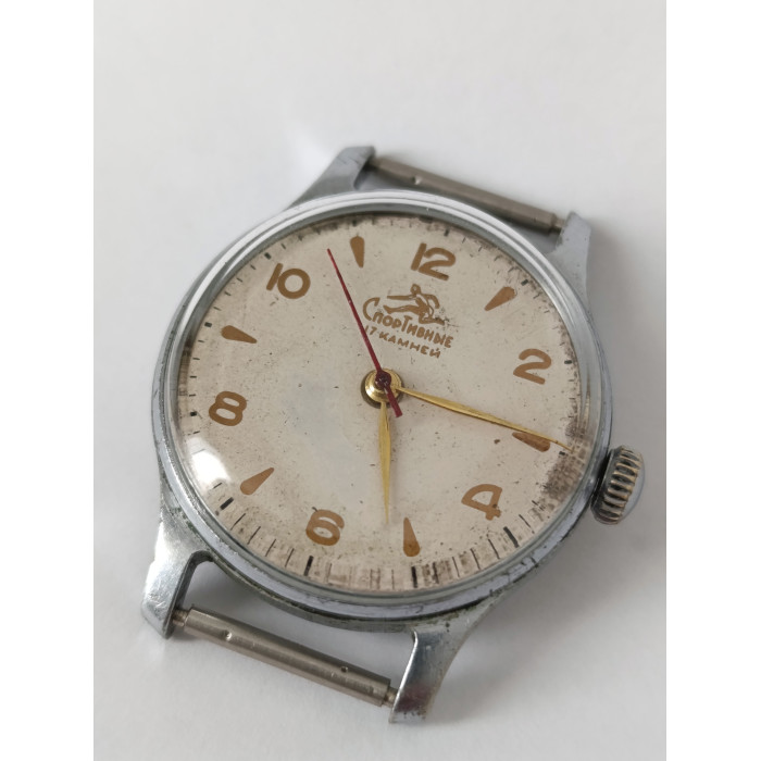 Rare Soviet Era Sports Watch - Authentic Collectible Timepiece from USSR