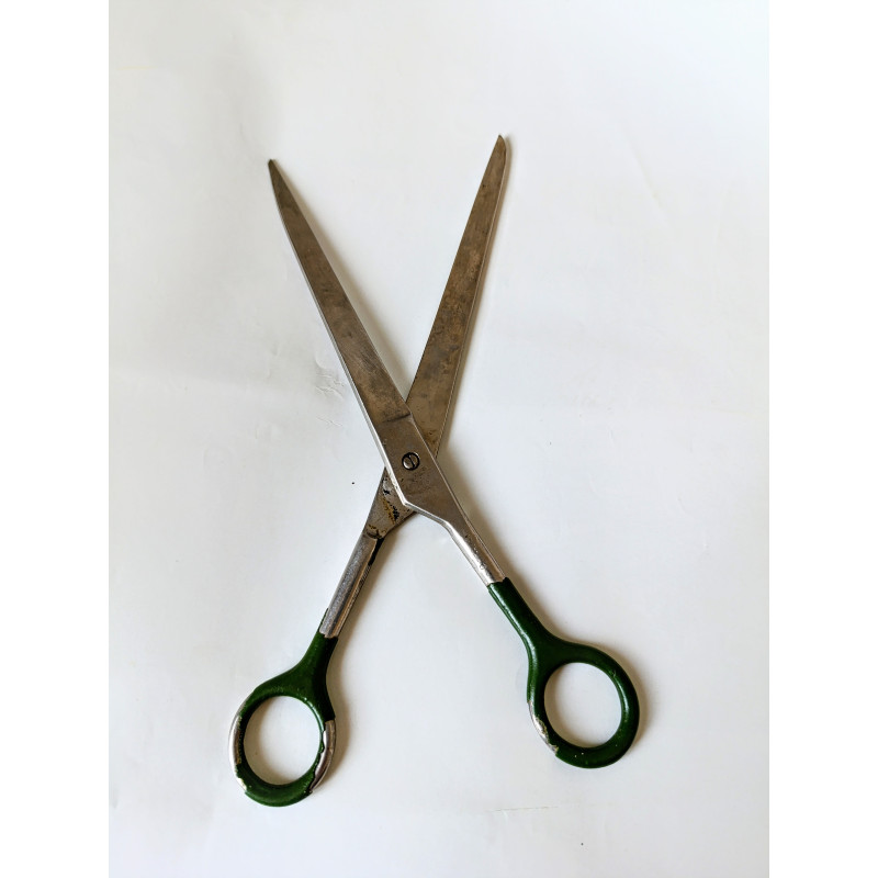 Authentic Soviet 1970s Metal Scissors - Made in USSR, Premium Quality Authentic Soviet 1970s Metal Scissors - Made in USSR, Premium Quality