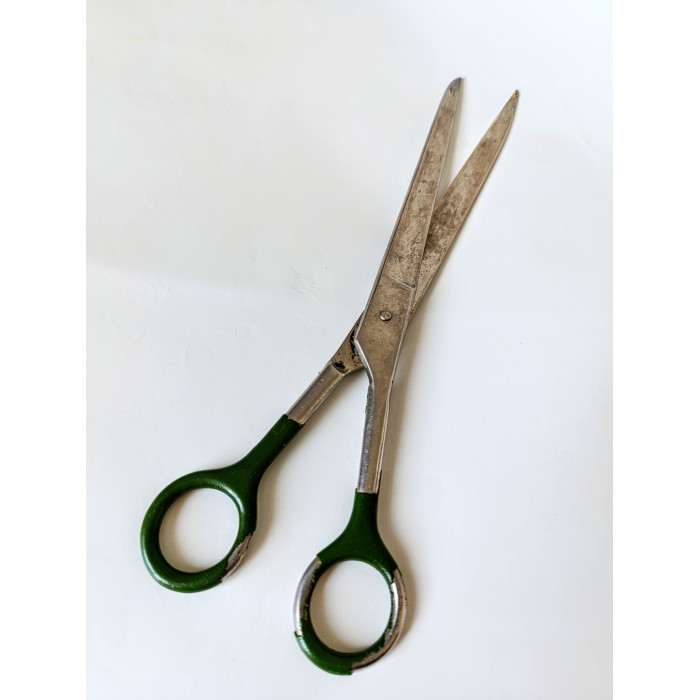 Authentic Soviet 1970s Metal Scissors - Made in USSR, Premium Quality