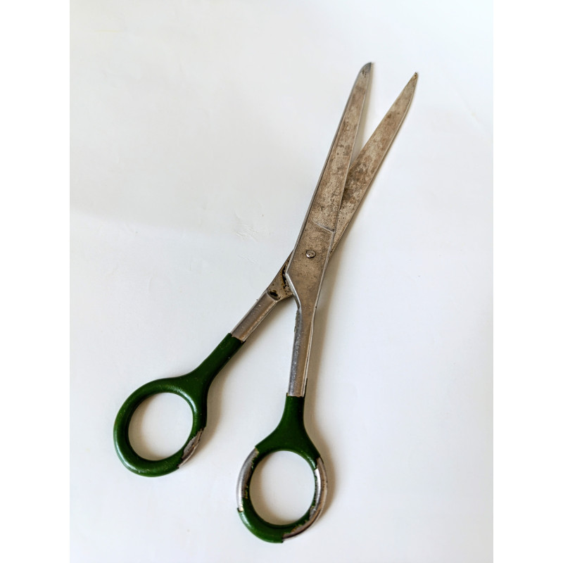 Authentic Soviet 1970s Metal Scissors - Made in USSR, Premium Quality Authentic Soviet 1970s Metal Scissors - Made in USSR, Premium Quality