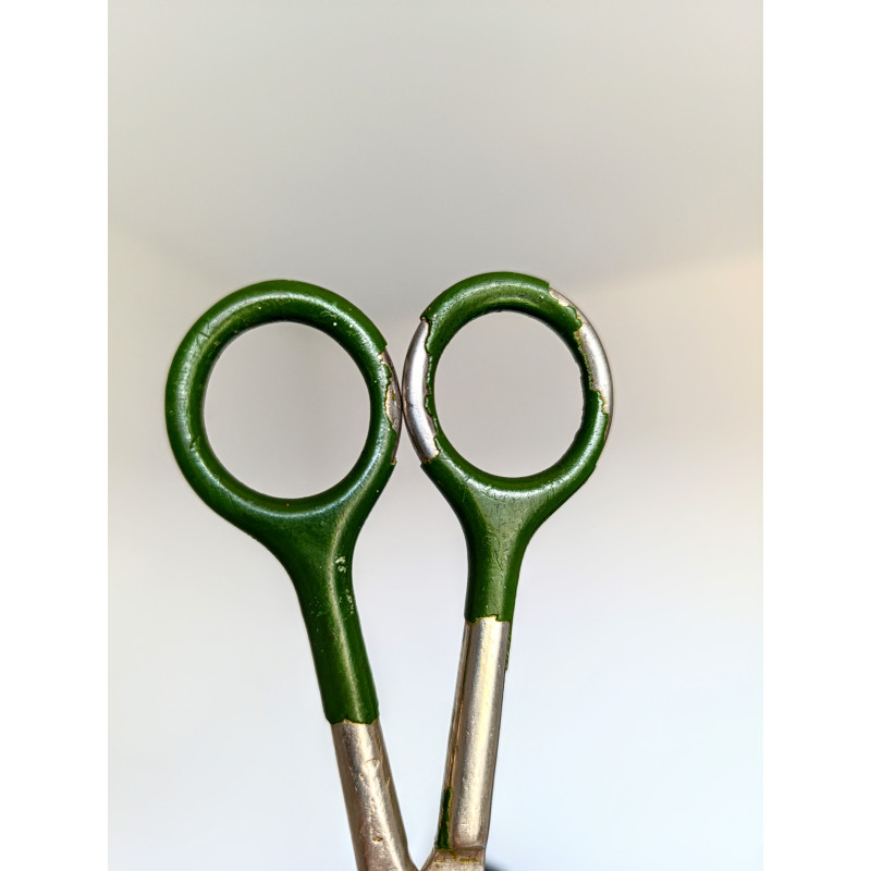 Authentic Soviet 1970s Metal Scissors - Made in USSR, Premium Quality Authentic Soviet 1970s Metal Scissors - Made in USSR, Premium Quality
