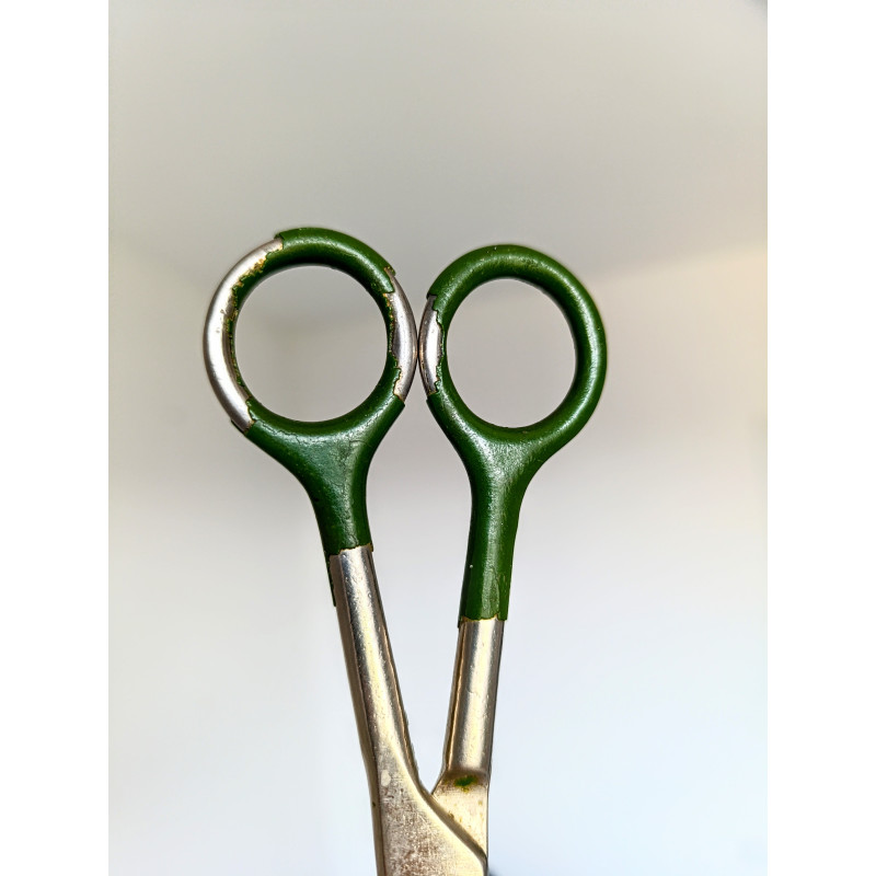 Authentic Soviet 1970s Metal Scissors - Made in USSR, Premium Quality Authentic Soviet 1970s Metal Scissors - Made in USSR, Premium Quality