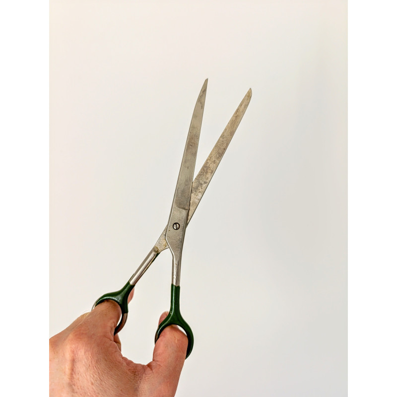 Authentic Soviet 1970s Metal Scissors - Made in USSR, Premium Quality Authentic Soviet 1970s Metal Scissors - Made in USSR, Premium Quality