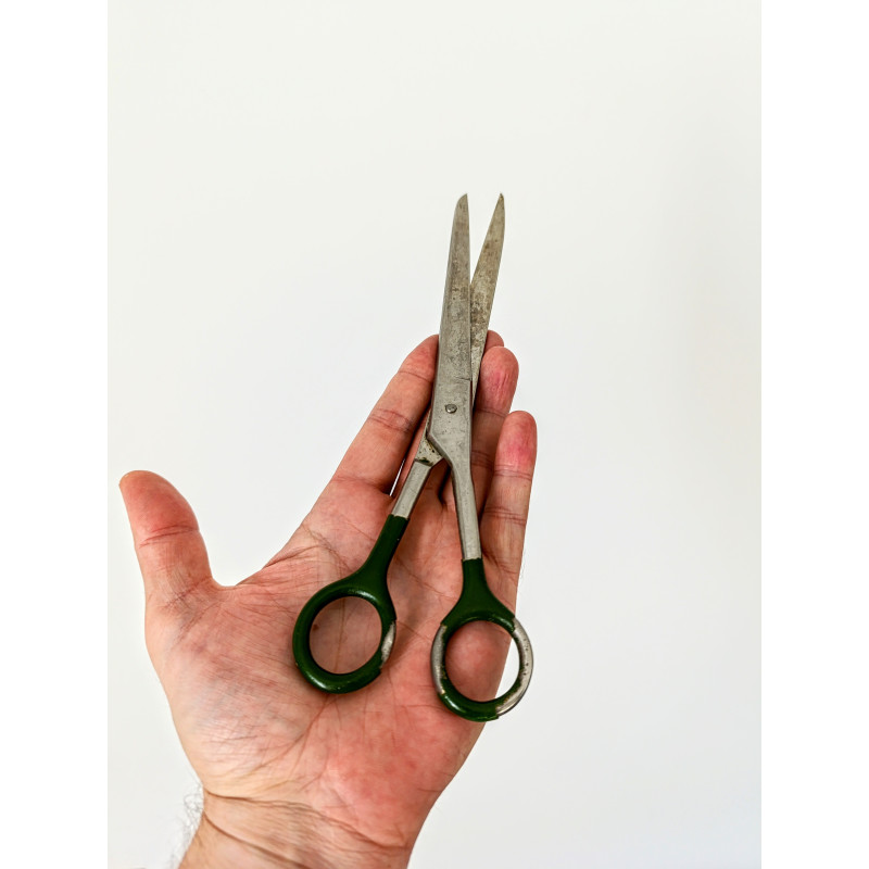 Authentic Soviet 1970s Metal Scissors - Made in USSR, Premium Quality Authentic Soviet 1970s Metal Scissors - Made in USSR, Premium Quality
