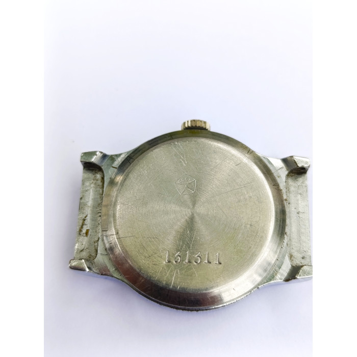 Soviet Vintage Wristwatch ZIM 2602 Interesting Futuristic Design from the 80s Caliber 2602