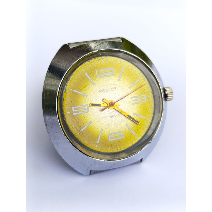 Vintage Poljot Vulkan Men’s Watch – Soviet Era Elegance